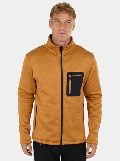 Fundango Revolution Fleece Jacket férfi polár pulóver narancssárga színben 2