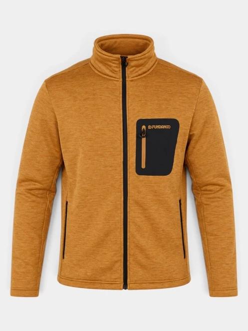 Fundango Revolution Fleece Jacket férfi polár pulóver narancssárga színben 9