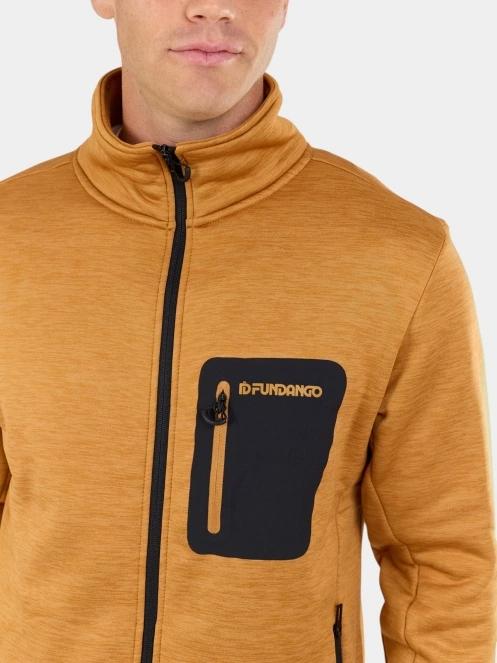 Fundango Revolution Fleece Jacket férfi polár pulóver narancssárga színben 6