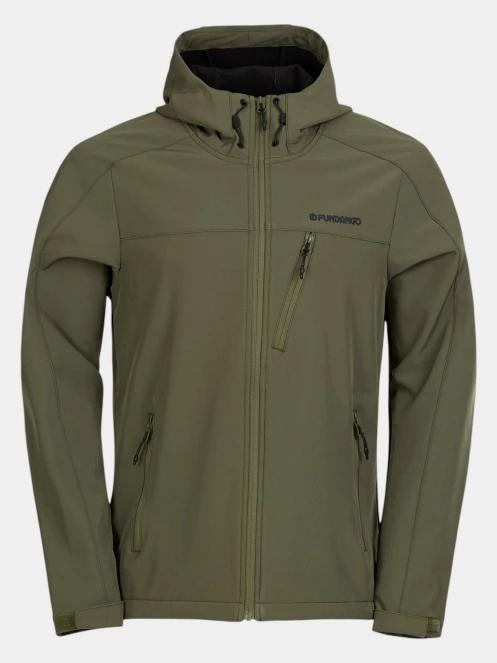 Fundango Fairbanks Softhsell Jacket férfi softshell kabát oliva színben 2