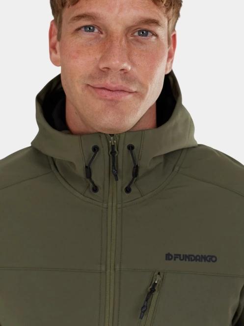 Fundango Fairbanks Softshell Jacket férfi softshell kabát oliva színben 8