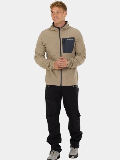 Fundango Nagano Full Zip Hoodie férfi hibrid felső homok színben 4