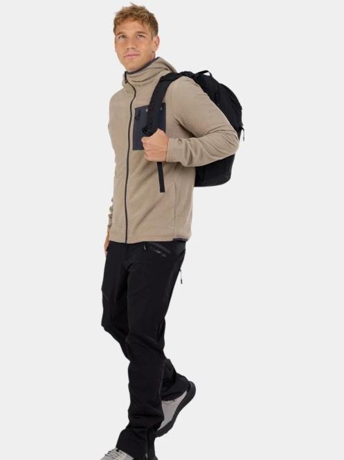 Fundango Nagano Full Zip Hoodie férfi hibrid felső homok színben 5