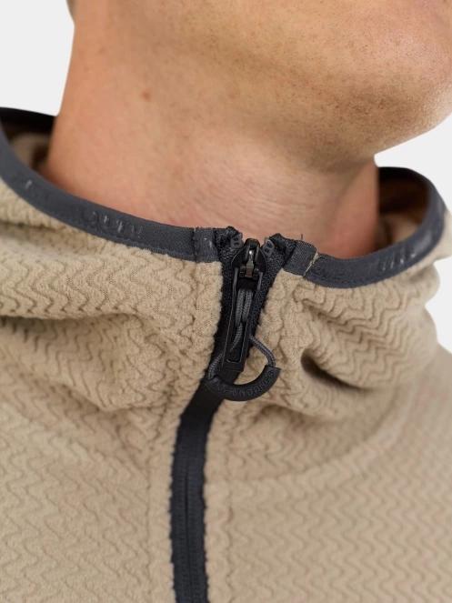 Fundango Nagano Full Zip Hoodie férfi hibrid felső homok színben 7