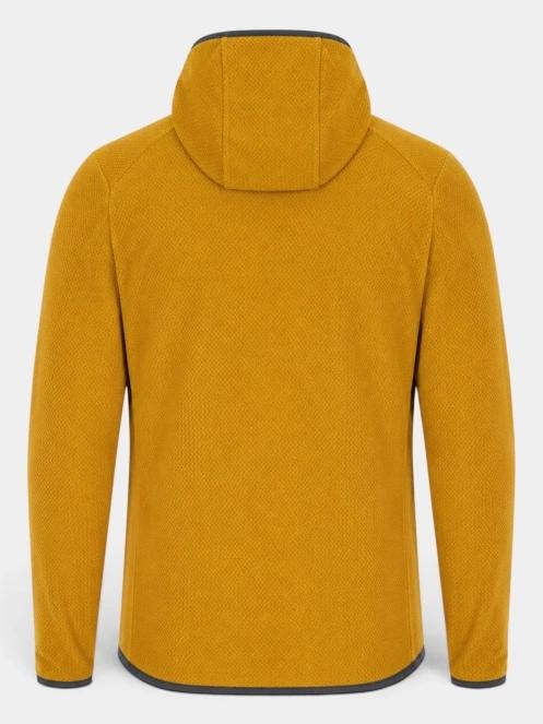 Fundango Nagano Full Zip Hoodie férfi hibrid felső sárga színben 8