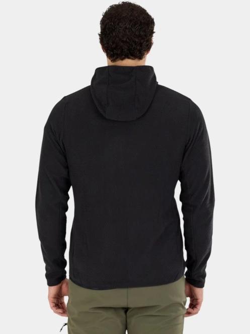 Fundango Nagano Full Zip Hoodie férfi hibrid felső fekete színben 3