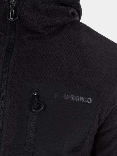 Fundango Nagano Full Zip Hoodie férfi hibrid felső fekete színben 6