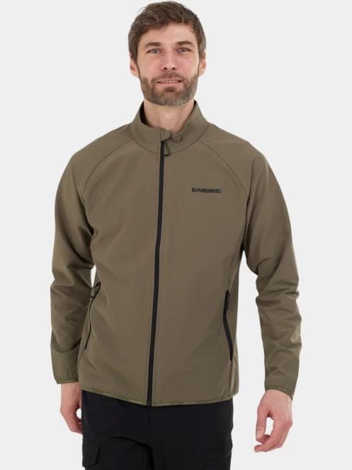 Fundango Ocean Hybrid Fleece férfi hibrid felső zöld színben 2