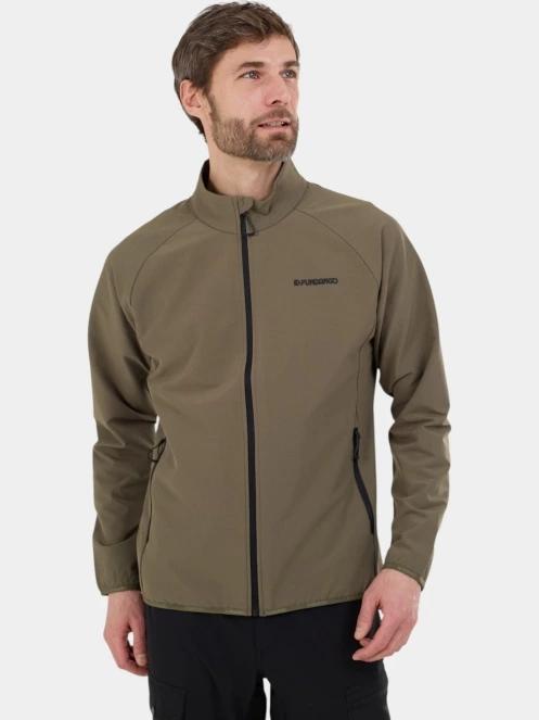 Fundango Ocean Hybrid Fleece férfi hibrid felső zöld színben 5