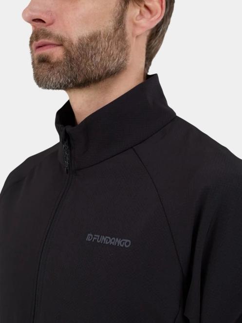 Fundango Ocean Hybrid Fleece férfi hibrid felső fekete színben 7