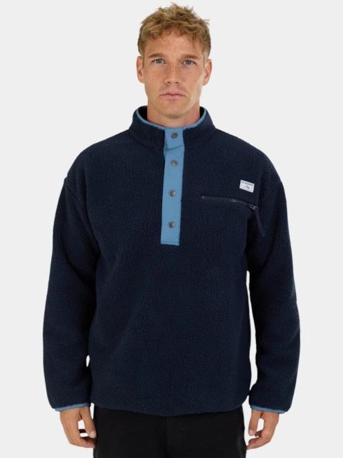 Fundango Phoenix Fleece Jacket férfi polár pulóver sötétkék színben 2
