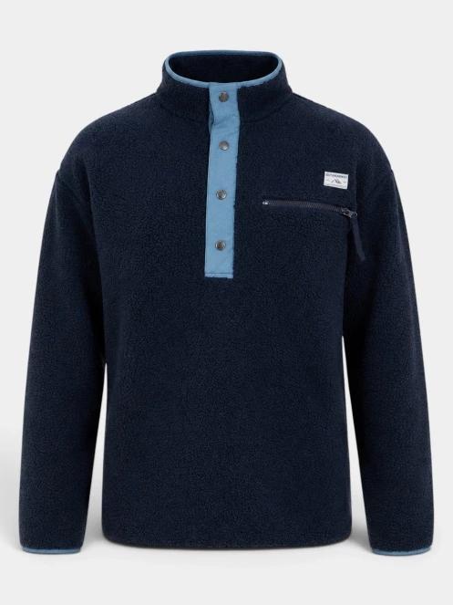 Fundango Phoenix Fleece Jacket férfi polár pulóver sötétkék színben 7