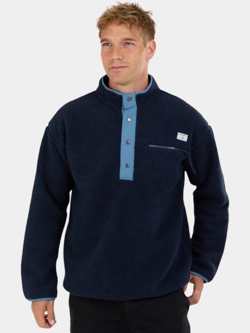 Fundango Phoenix Fleece Jacket férfi polár pulóver sötétkék színben 5