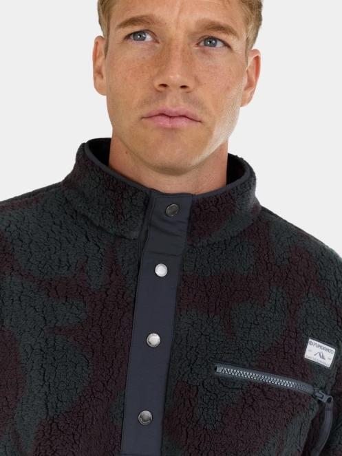 Fundango Phoenix Fleece Jacket férfi polár pulóver szürke színben 6