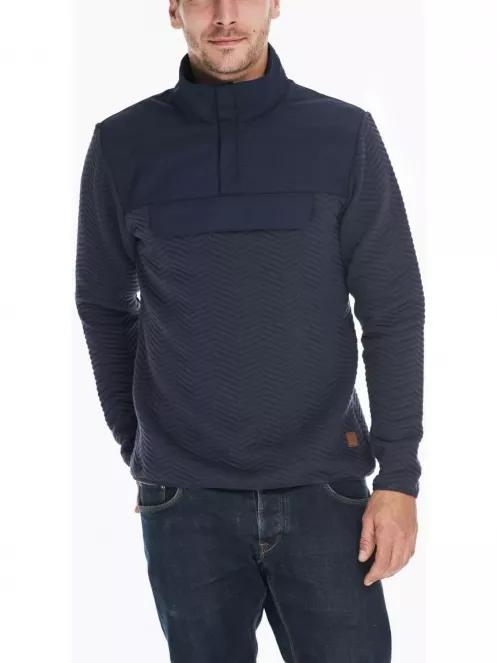 Fundango VERTIGO Pullover férfi pulóver sötétkék színben 2