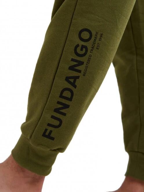 Fundango Moris Jogger Pant férfi tréning nadrág oliva színben 4