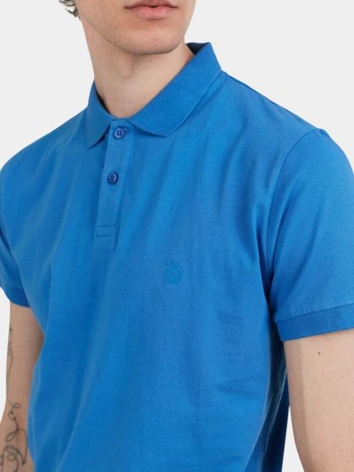 Fundango Incognito Mono Poloshirt férfi galléros póló világoskék színben 5