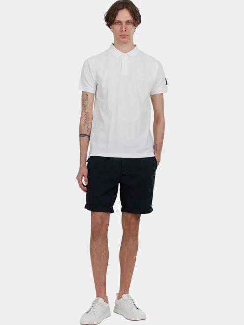Fundango Insignia Poloshirt férfi galléros póló fehér színben 4