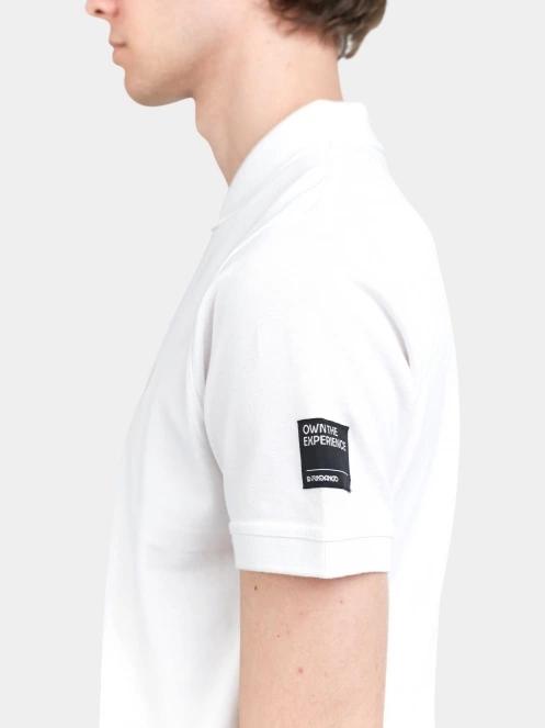 Fundango Insignia Poloshirt férfi galléros póló fehér színben 6