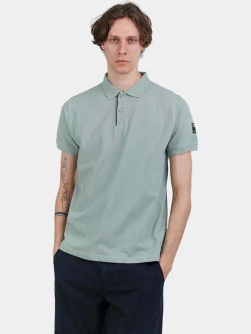 Fundango Insignia Poloshirt férfi galléros póló zöld színben 2