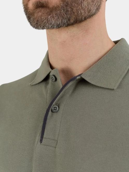 Fundango Insignia Poloshirt férfi galléros póló zöld színben 6