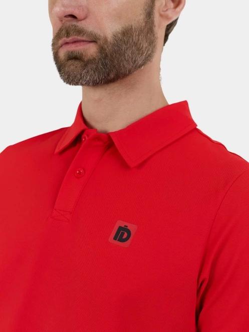 Fundango Zeno II Tech Poloshirt férfi galléros sport póló piros színben 5