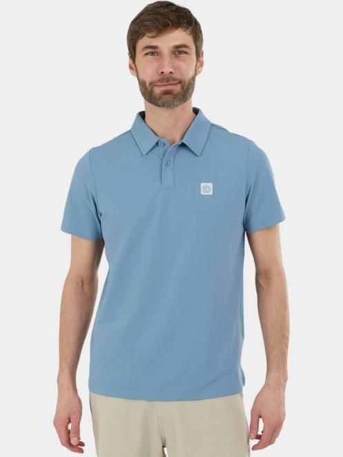 Fundango Zeno II Tech Poloshirt férfi galléros sport póló kék színben 2