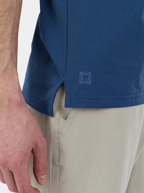 Fundango Zeno II Tech Poloshirt férfi galléros sport póló sötétkék színben 6