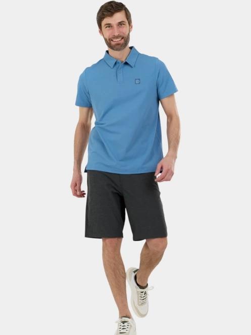 Fundango Zeno II Tech Poloshirt férfi galléros sport póló kék színben 4