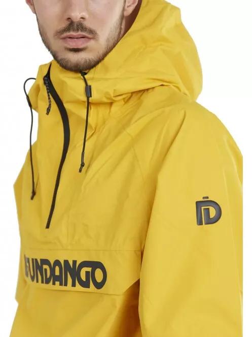 Fundango Salmo logo Anorak férfi túrakabát sárga színben 4