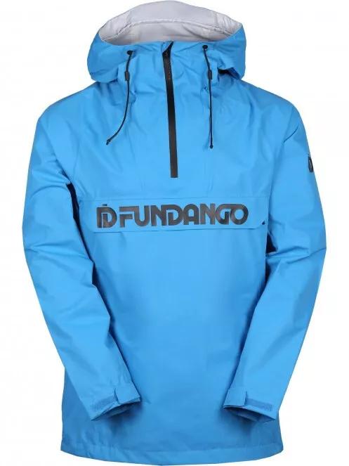 Fundango Salmo logo Anorak férfi túrakabát kék színben 5