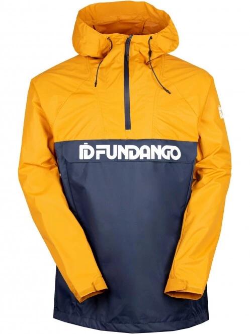 Fundango Salmo Logo Anorak férfi esőkabát sárga színben 7