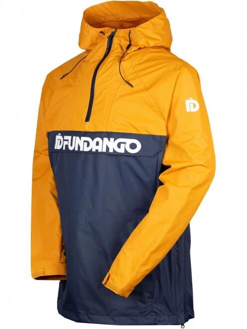 Fundango Salmo Logo Anorak férfi esőkabát sárga színben 8