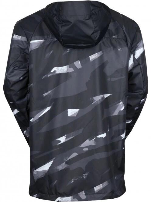 Fundango Salmo Logo Anorak férfi esőkabát fekete színben 10