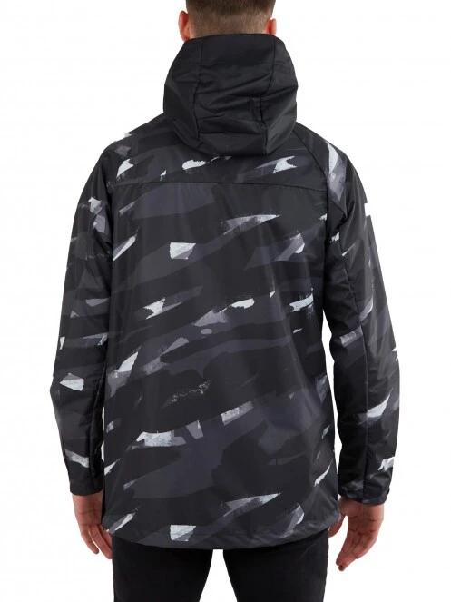 Fundango Salmo Logo Anorak férfi esőkabát fekete színben 3