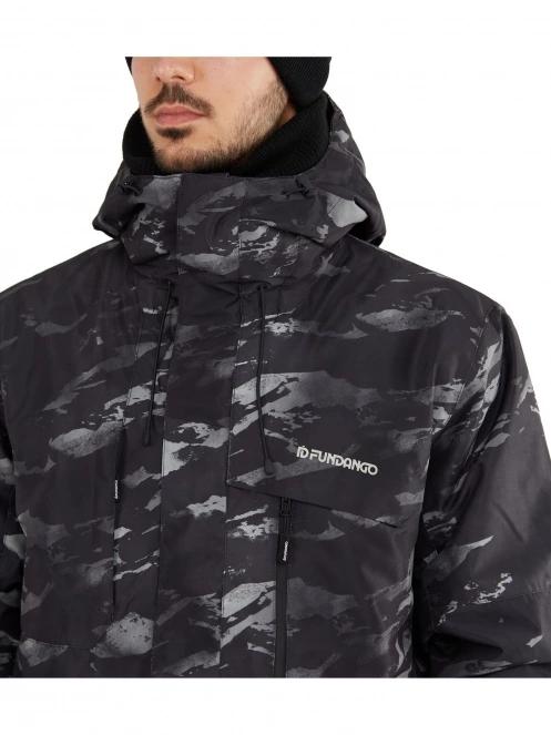 Fundango Ryder Jacket férfi síkabát fekete színben 6