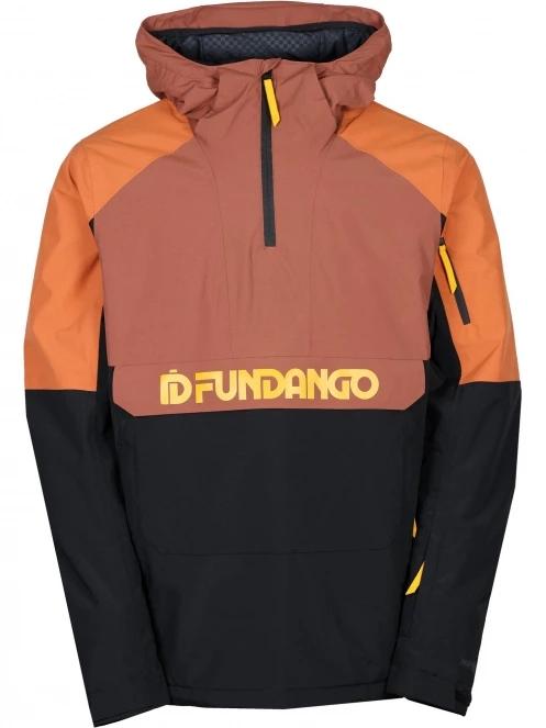 Fundango Burnaby Logo Anorak férfi síkabát piros színben 10