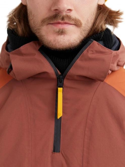 Fundango Burnaby Logo Anorak férfi síkabát piros színben 6