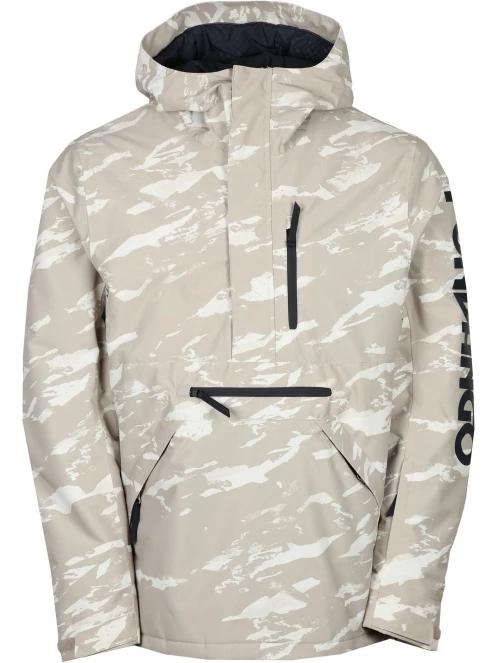 Fundango Tilbury Logo Anorak férfi síkabát szürke színben 9