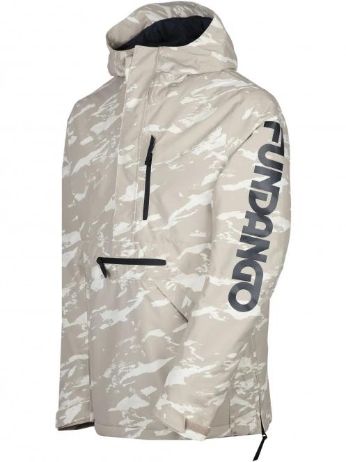 Fundango Tilbury Logo Anorak férfi síkabát szürke színben 10