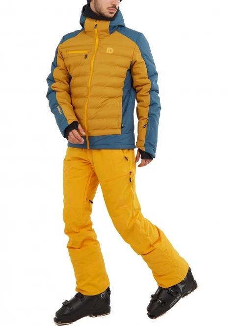 Fundango Orion Padded Jacket férfi steppelt síkabát barna színben 4