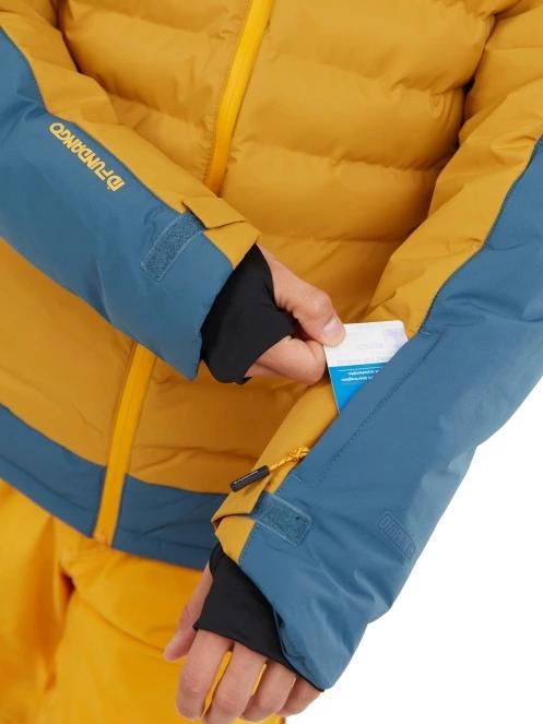 Fundango Orion Padded Jacket férfi steppelt síkabát barna színben 6