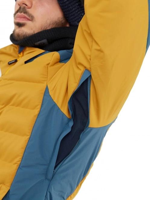 Fundango Orion Padded Jacket férfi steppelt síkabát barna színben 7