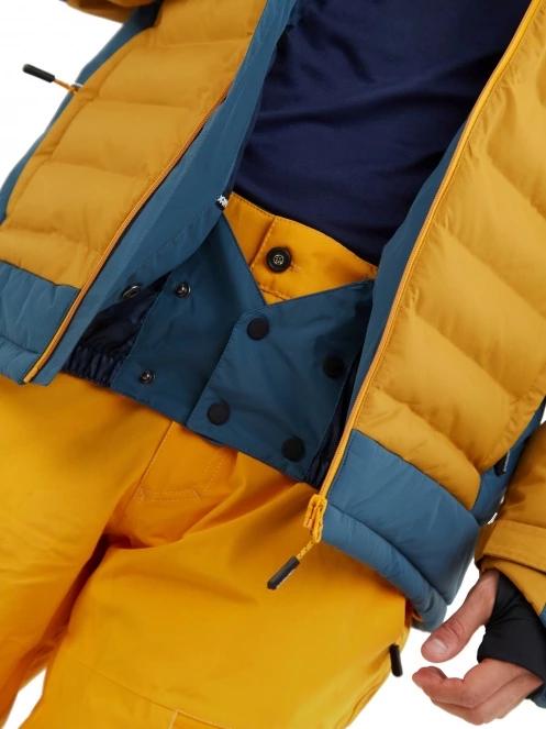 Fundango Orion Padded Jacket férfi steppelt síkabát barna színben 10