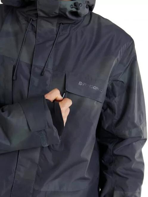 Fundango Ryder Jacket férfi síkabát fekete színben 7
