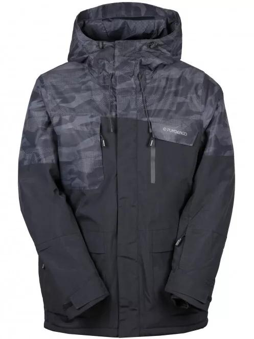 Fundango Ryder Jacket férfi síkabát fekete színben 7