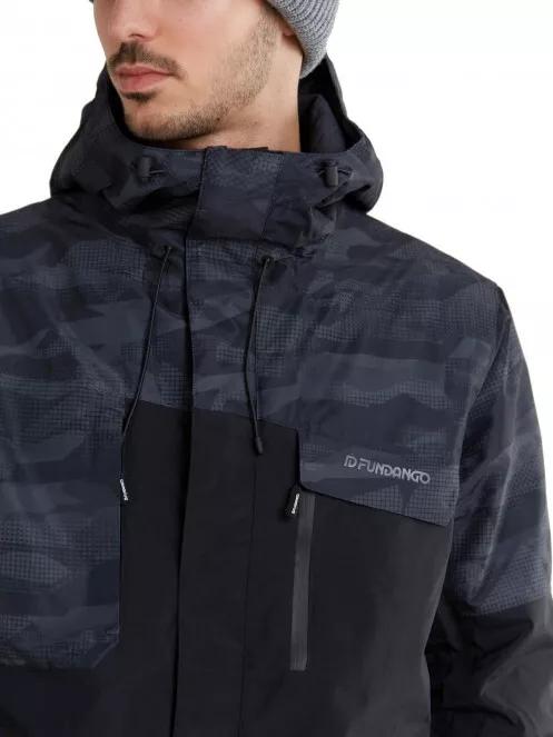 Fundango Ryder Jacket férfi síkabát fekete színben 5