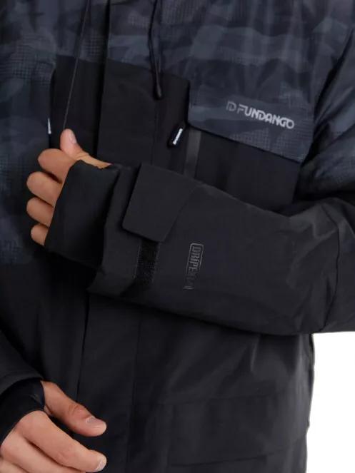 Fundango Ryder Jacket férfi síkabát fekete színben 6