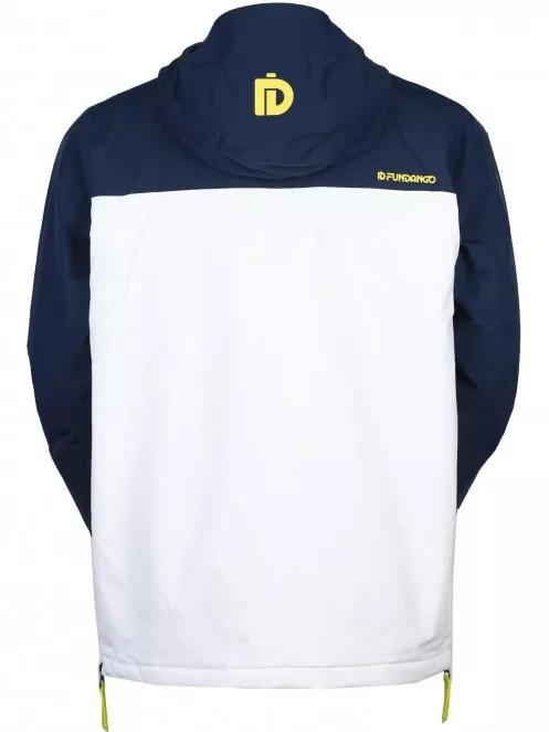 Fundango Burnaby Logo Anorak férfi síkabát fehér színben 9