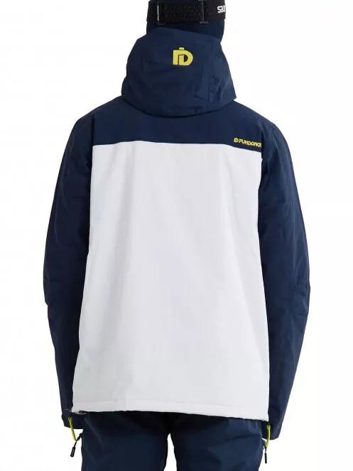Fundango Burnaby Logo Anorak férfi síkabát fehér színben 3